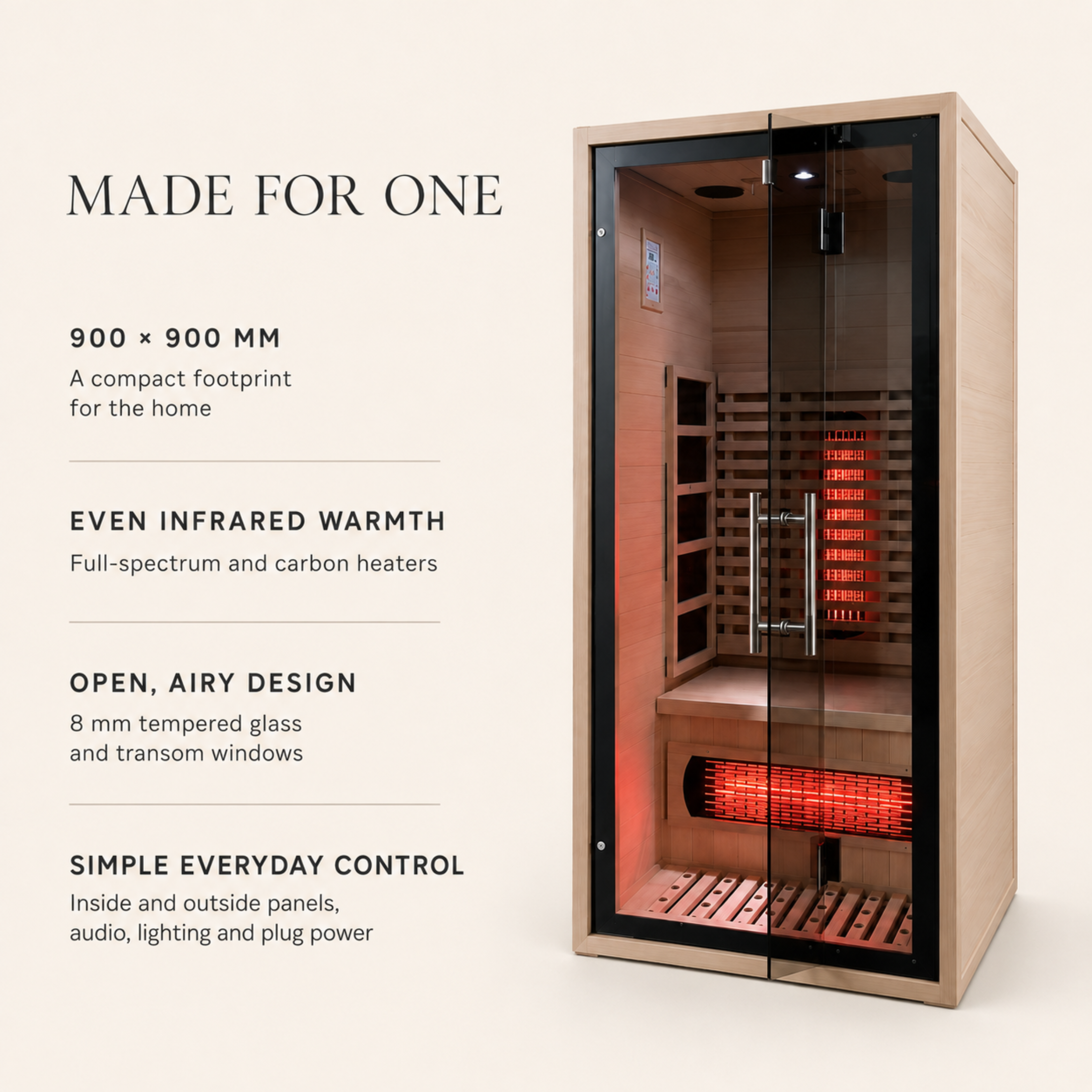 Infrared Sauna | 1 Person