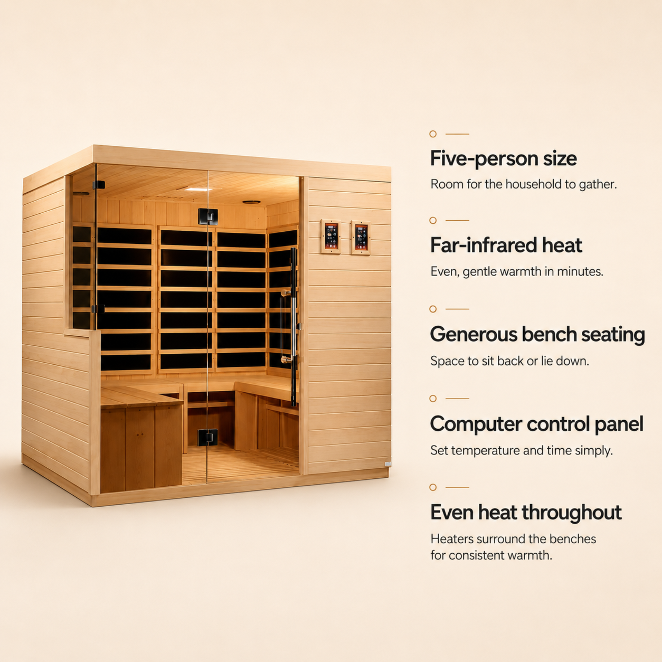 Infrared Sauna | 5 Person